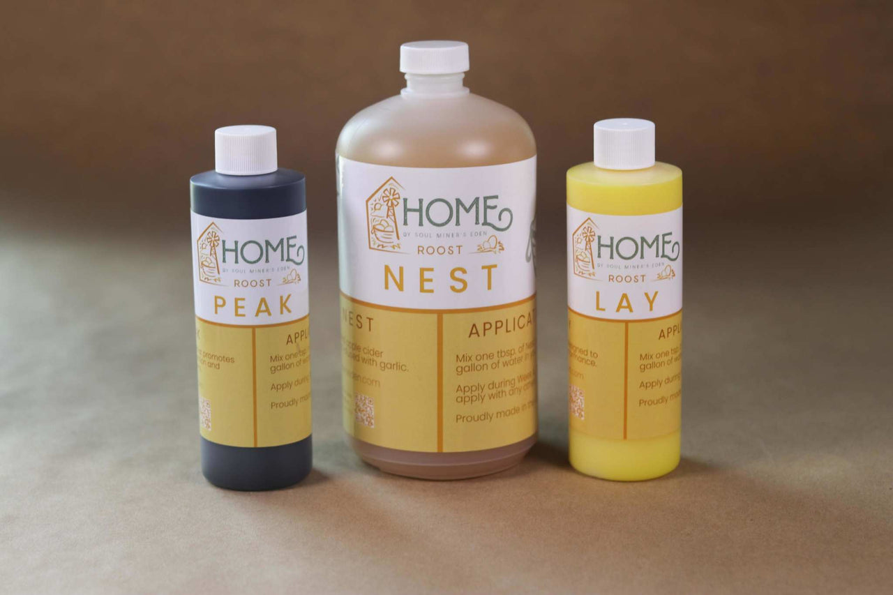 Organic care for your birds with Roost natural supplements.